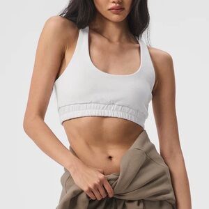 39. ALO Yoga Light Gray Sports Bra